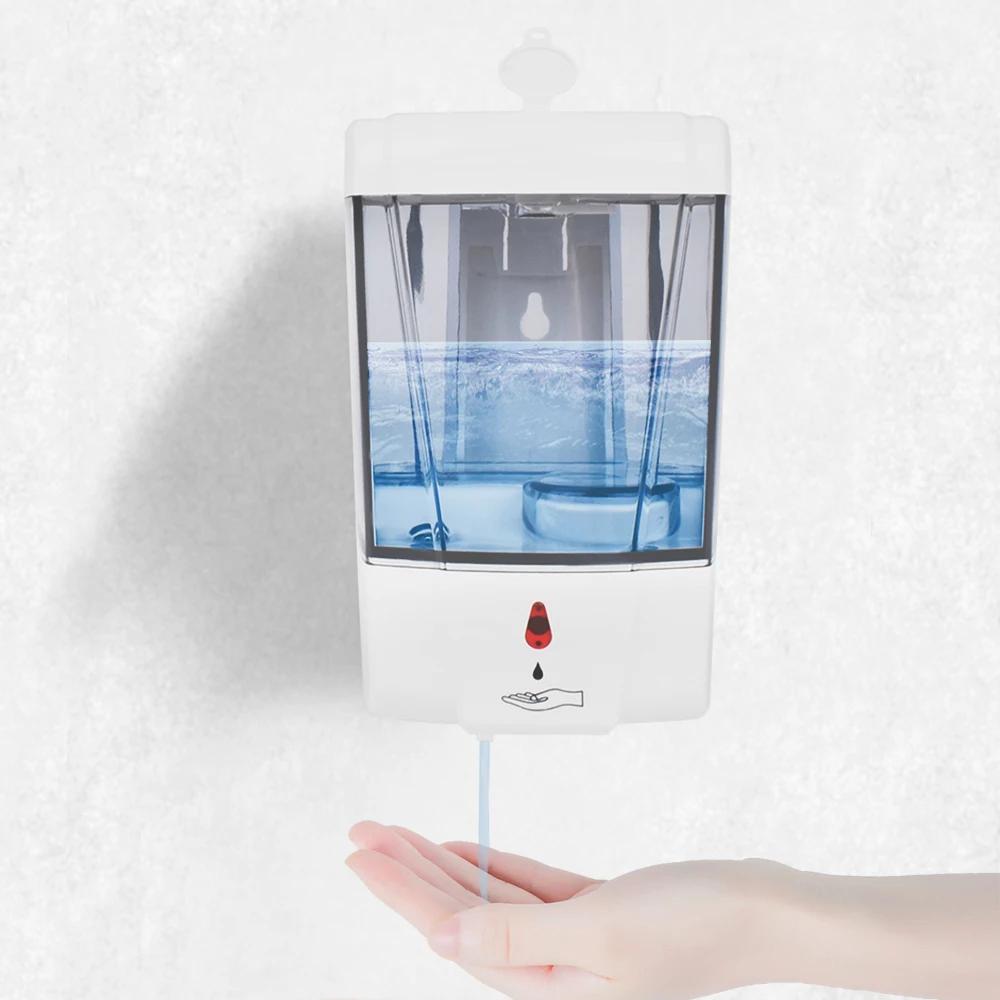 

700ML Liquid Soap Dispenser Automatic Wall Mounted Touchless Shampoo Bottle Soap Dispenser for Bathroom Kitchen Hand Sanitizer