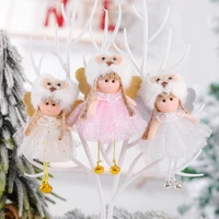 Merry Christmas Ornaments Christmas Angel Elf White Christmas Decorations For Tree Toy Xmas Decor Swiateczne New Year 2022 Natal