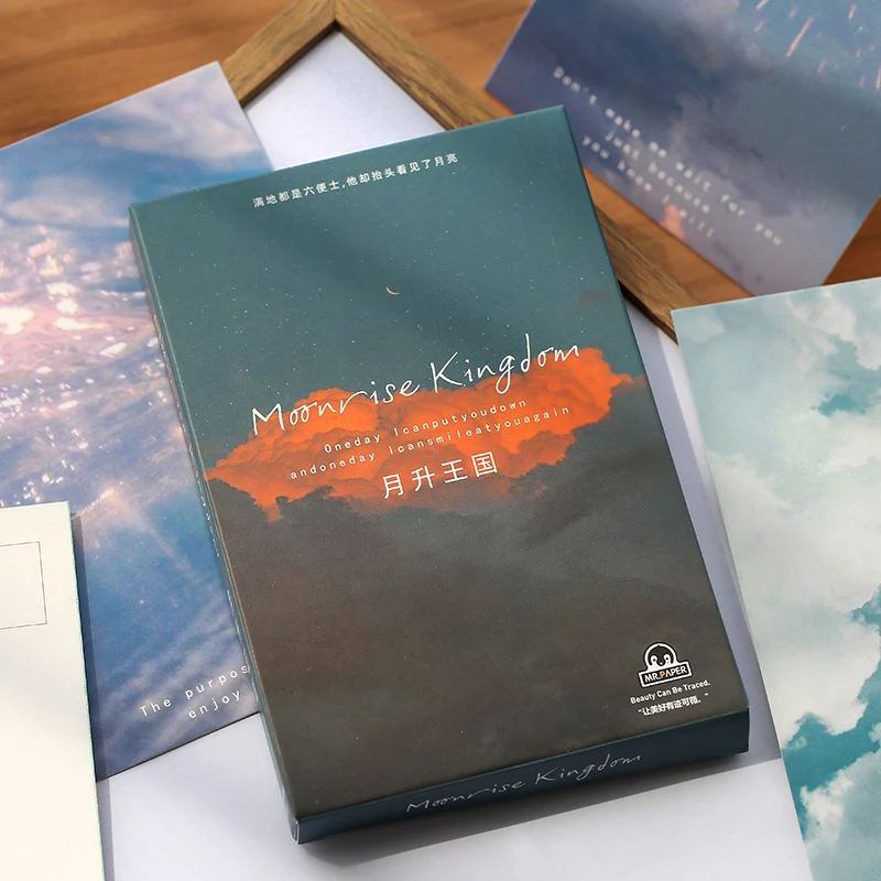 30 Pcs Set Moonrise Kingdom Series Greeting Card Postcard Birthday Letter Envelope Gift Card Set Message Card Cards Card Stock Aliexpress 30 Pcs Set Moonrise Kingdom Series Greeting Card Postcard Birthday Letter Envelope Gift Card Set Message Card Cards Card Stock Aliexpress