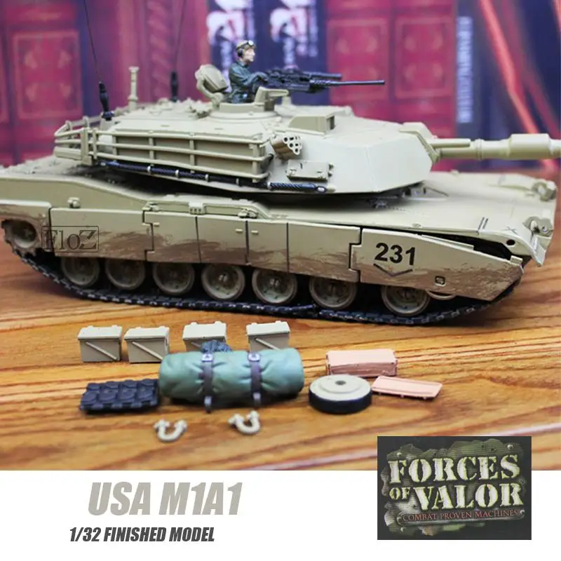 

USA M1A1 1/32 finished tank model non diecast FOV