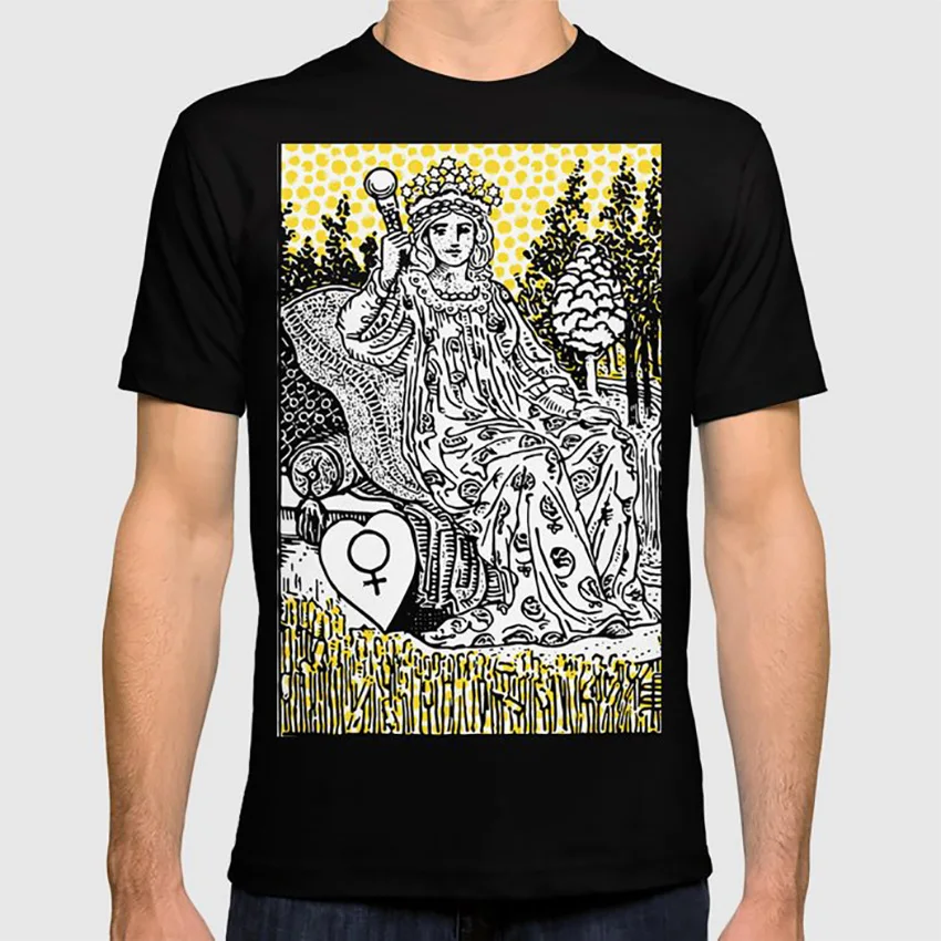 Modern Tarot Design - 3 The Empress T Shirt Tarocchi Tarocchi Carta Dei Tarocchi Mazzo Dei Tarocchi Arte Empress Divinazione Pagana New Age Magic Magi