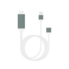 Phone To TV HD 1080P Sync Screen Line Accessories Wire Plug And Play HDMI Cable High Speed AV Adapter Smart For IPhone 6 7 8 X