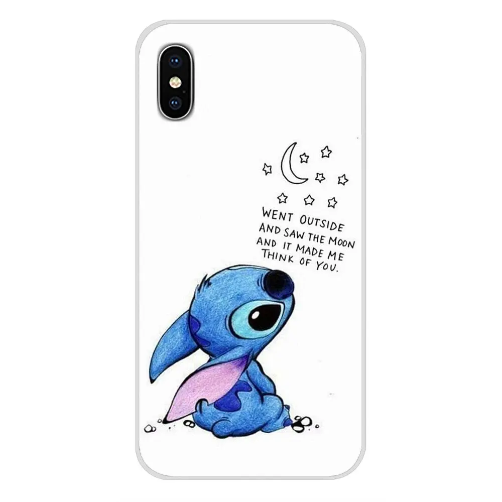 cartoon Lilo Stitch Accessories Phone Cases Covers For Huawei Mate Honor 4C 5C 5X 6X 7 7A 7C 8 9 10 8C 8X 20 Lite Pro