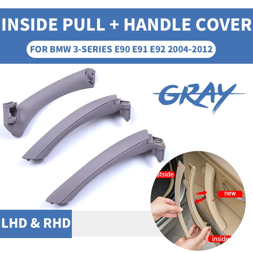E90 Gray Door Handle