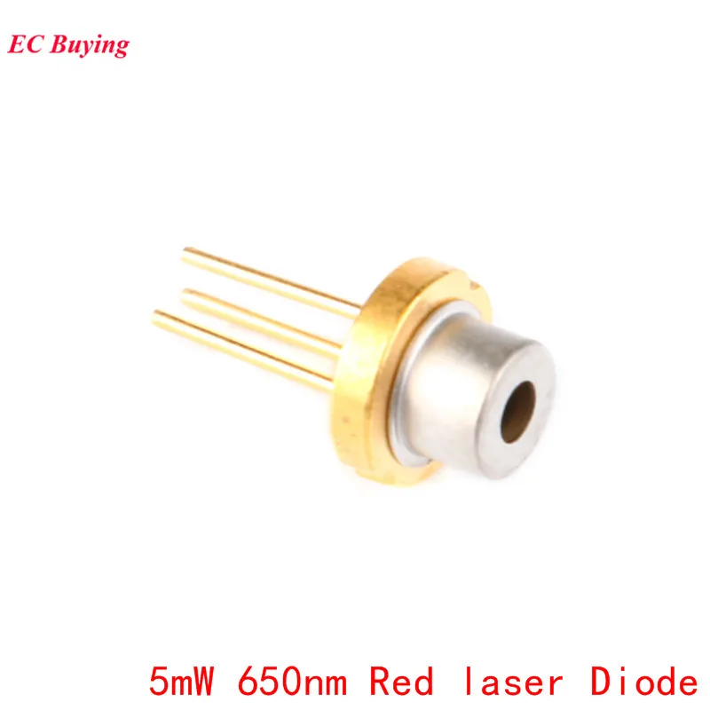 5pcs 5mw 650nm Red Laser Diode Sensor Laser Module 650nm Diodes Diy 5mw