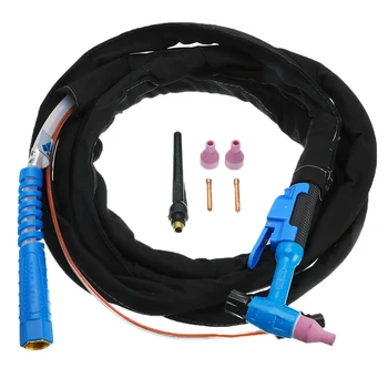 

Welding Gas Torch Kit 3.7m/12ft Air-cooled Tig WeldingTorch With Flexible Head Body And Gas For Valve Welder