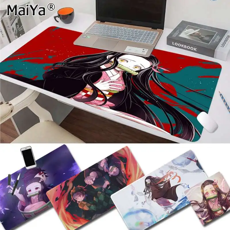 

Maiya My Favorite Demon slayer Kamado Nezuko Natural Rubber Gaming mousepad Desk Mat Free Shipping Large Mouse Pad Keyboards Mat