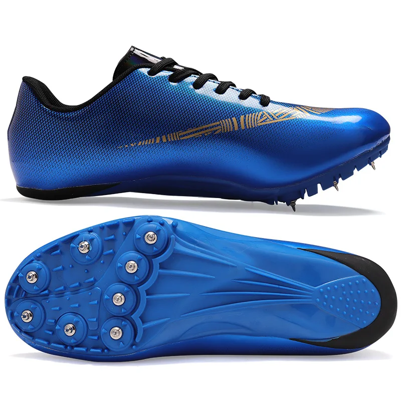 

Track Shoes Spikes Men Women Track and Field Sneakers Lightweight Running Nail Spikes Sneakers Outdoor Racing Match Sport Shoes