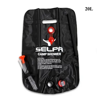 

Foldable Shower Bag Solar Energy Heated Lightweight PVC Switchable Shower Head Water Bag Outdoor Camping Storage