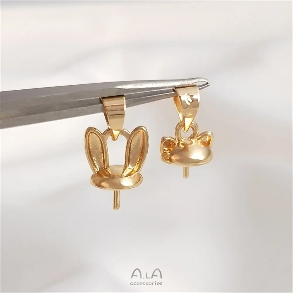 Рисунок 4 - Подвесной Держатель для бусин «кошка и кролик»