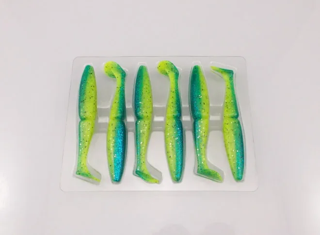 ESFISHING Easy Shiner Shad 125 мм 4 шт. 18 г рыболовные приманки джиг силиконовая приманка карп