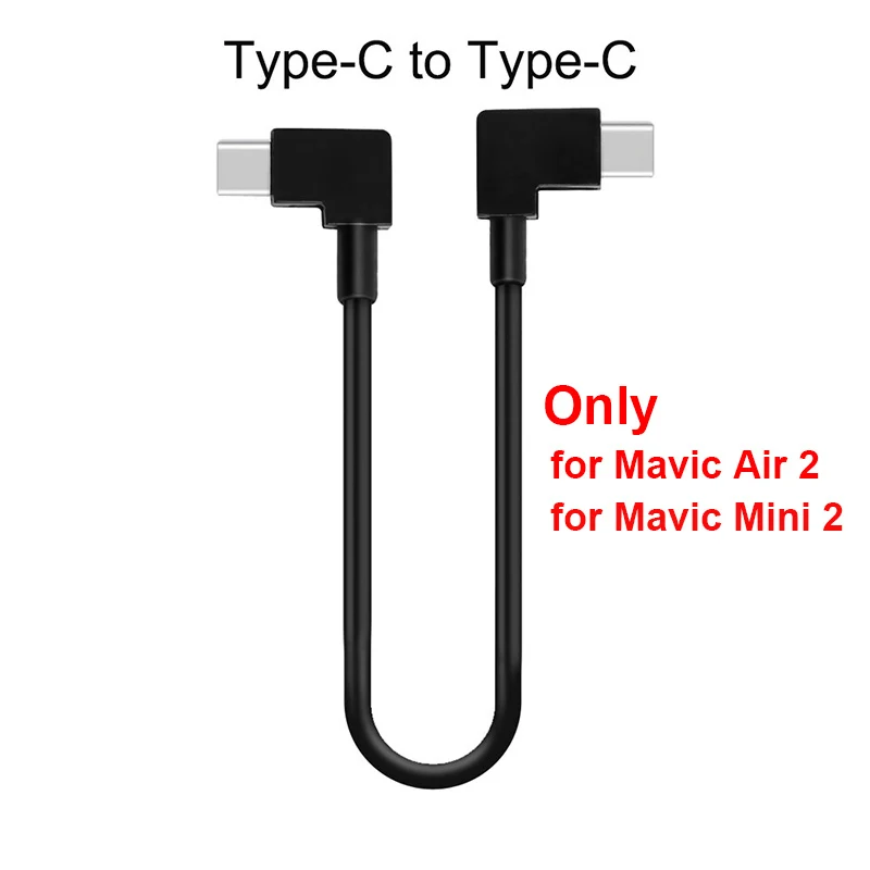 Pro /Zoom Câble Micro USB à Type-C OTG coudé pour DJI Mavic Mini Spark Air 