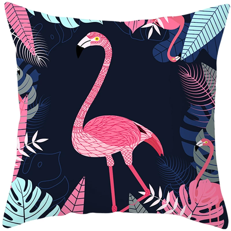 Pink Flamingo Pillowcase Lets Flamingo Birthday Decor Festa Happy Flamingo Birthday Party Decor for Home Hawaii tropical Party