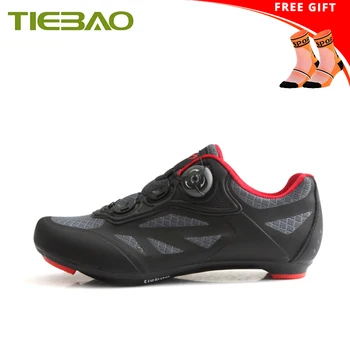 

Tiebao cycling shoes road breathable men women superstar professional racing cycling sneakers self-locking ultra-light bike shoe