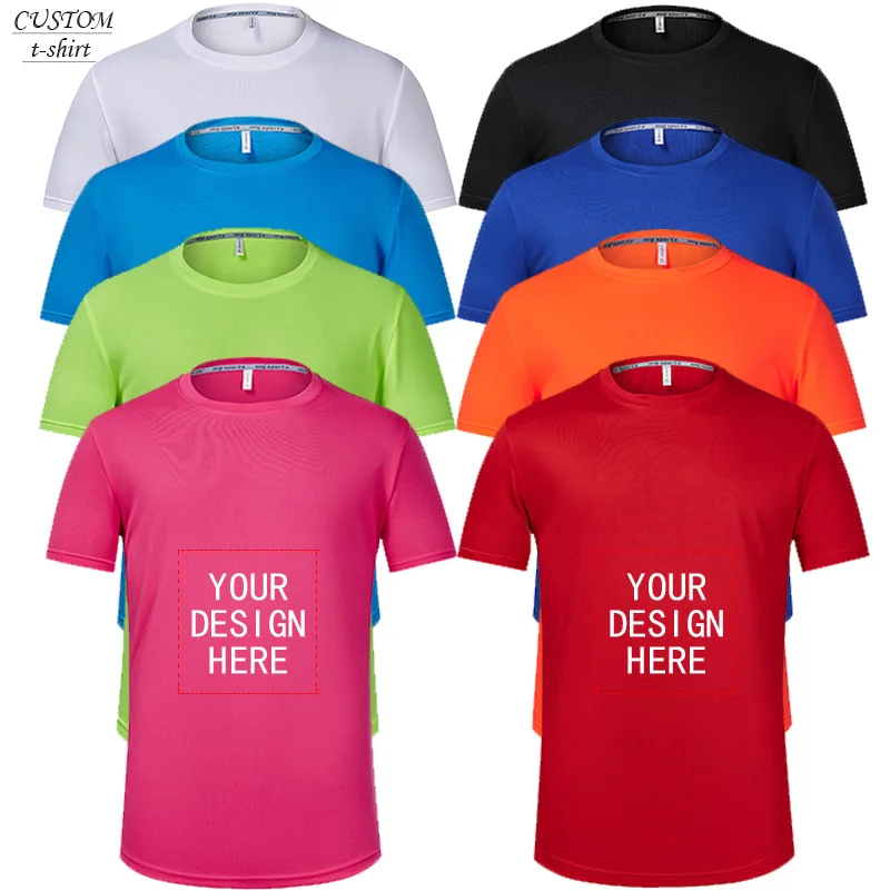 

Custom embroidery short t-shirt and print t-shirt uniform workwear custom your own t-shirt unisex t-shirt