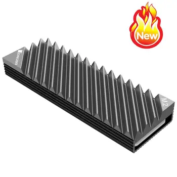 

New M.2 2280 SSD Hard Disk Aluminum Heat Sink with Thermal Pad for Desktop PC Computer Cooling System accessories Dropship