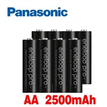 Panasonic eneloop bateria original pro aa 2500 mah 1,2 v Ni-MH câmera lanterna brinquedo baterias recarregativeis pre-carregadas