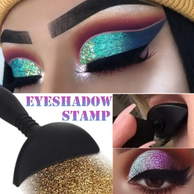 

2019 Maquillaje Profesional Magic Eyeshadow Stamp Lazy Makeup Applicator Silicon Eye Shadow Stamper Cosmetic Beauty Tools Kit