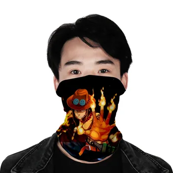 

Variety Magic Mask 2020 Riding Sunscreen Scarf One Piece Anime Multi-function Dustproof Sports Scarf Mask Adult Wild Plain Weave