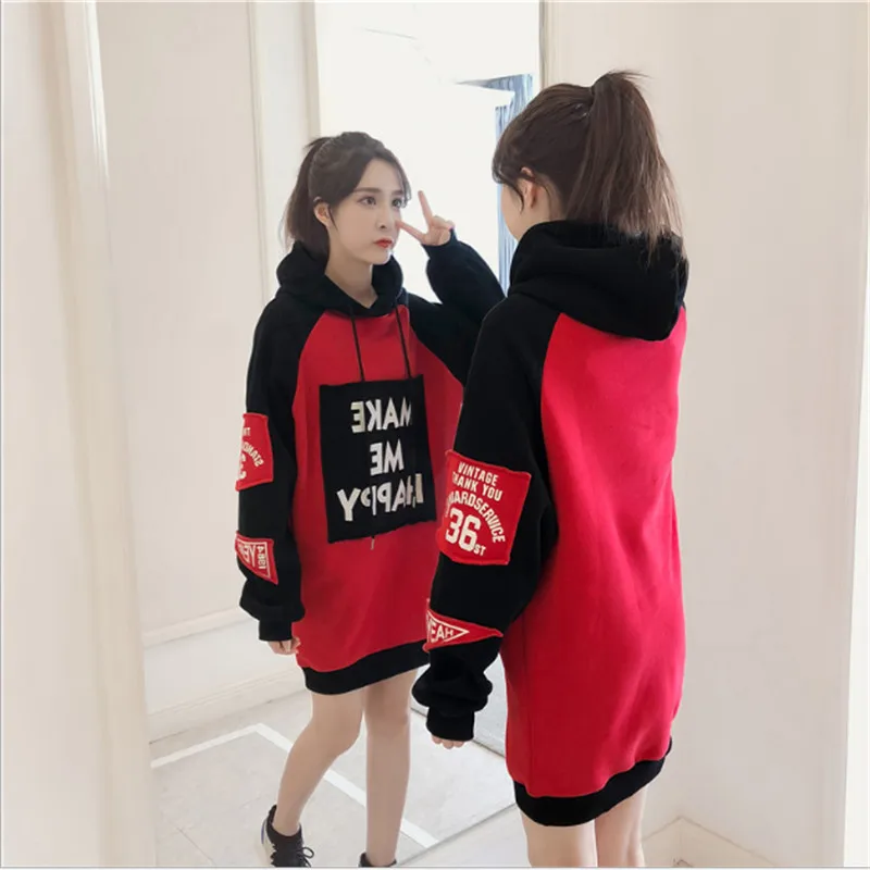 Осенне-зимняя одежда повседневный флисовый Длинный пуловер с длинными рукавами