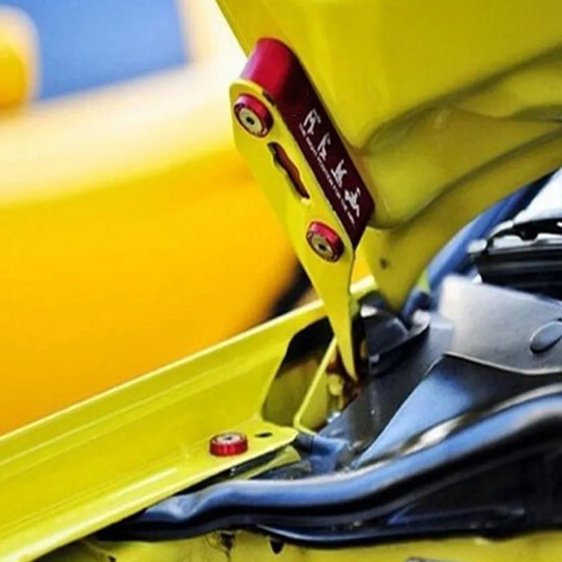 

NiceCar Billet Aluminum Racing Hood Vent Spacer Risers 4pcs Fender Washer For Honda Civic 92-95 EG / 96-00 EK For Acura Integra