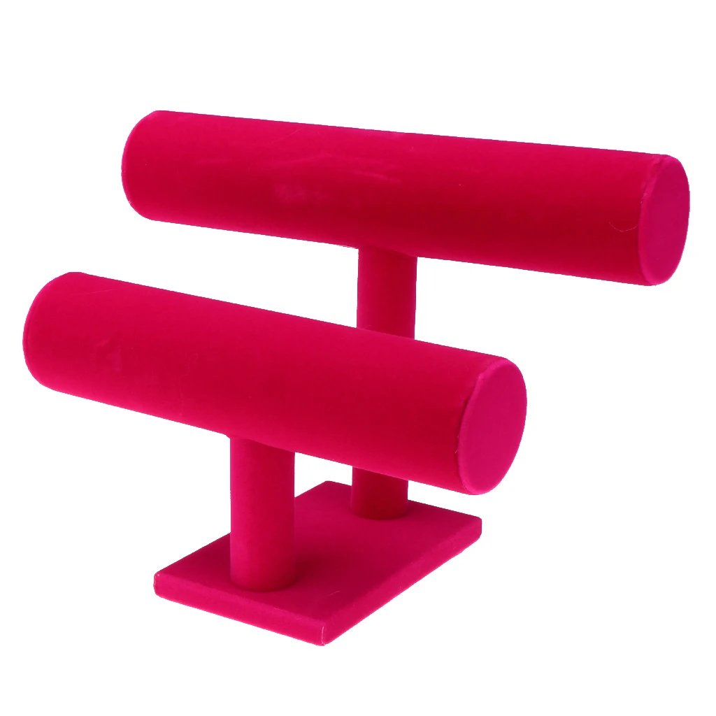 Multi-Tier Jewelry Bracelet Necklace Watch Display Stand/Holder/Shelf T-bar