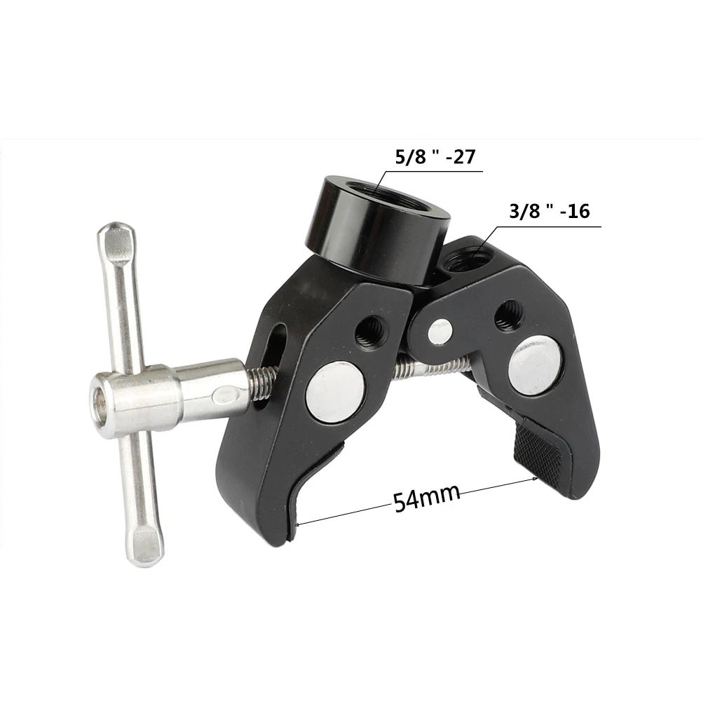 Многоцелевой зажим HDRIG для микрофона и штатива с переходником папа мама 1/4