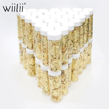 

50PC Edible Gold Leaf Flakes Facial Gold Foil For Cooking Drink Food Dessert Cake Ice Cream Decoration Health Spa Gilding