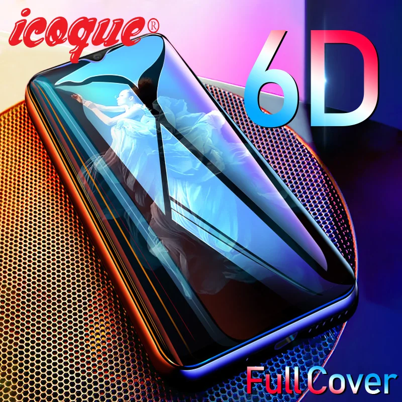 

6D Tempered Glass for Xiaomi Redmi Note 8 Pro Note8 Note 7 4X 7A 6 Screen Protector Glass for Xiaomi Mi A3 9t CC9 CC9e Play 9 SE