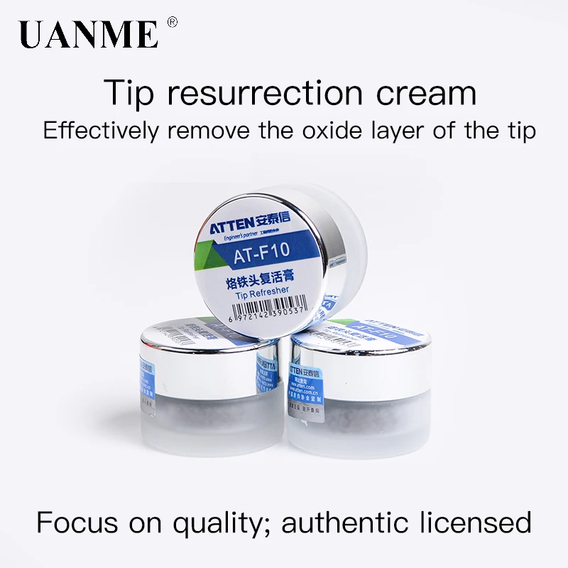 

UANME AT-F10 Soldering Iron Tip Refresher Clean Paste For Oxide Solder Iron Tip Head Cream