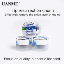 UANME AT-F10 Soldering Iron Tip Refresher Clean Paste For Oxide Solder Iron Tip Head Cream