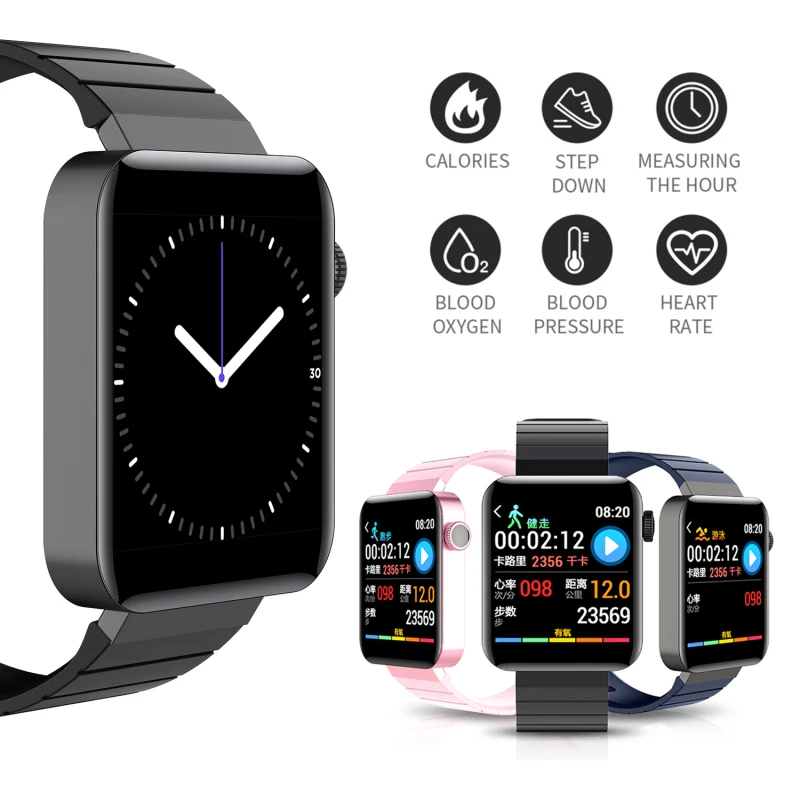 

New M5 SmartWatch Blood Pressure Monitor Fitness Tracker Oxygen Monitor Bluetooths Pedomete Smart Bracelet For Android IOS