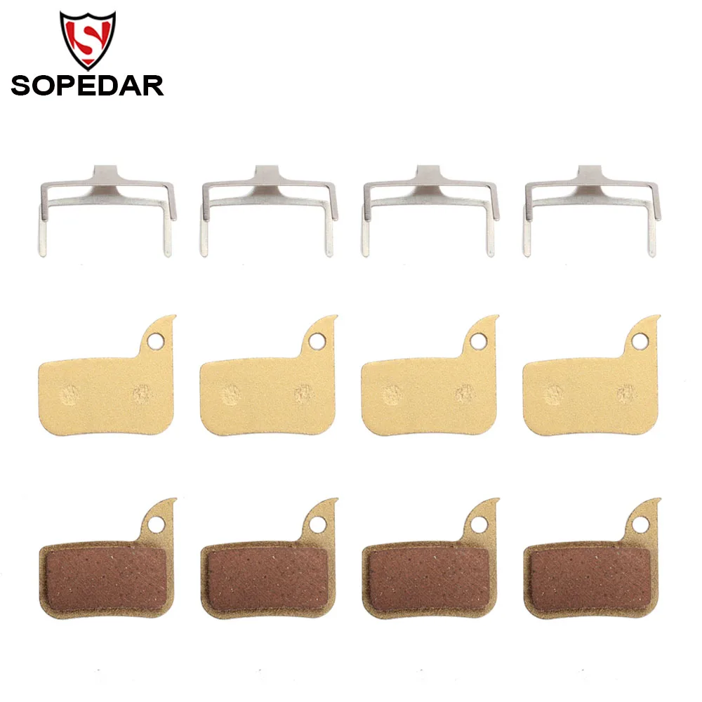 

4 Pairs Cycling Metallic Brake Pads MTB Road Bicycle Disc Brake Pads For SRAM HRD Rival 22 HRD S700.B1 HRD CX1 HRD Force 22
