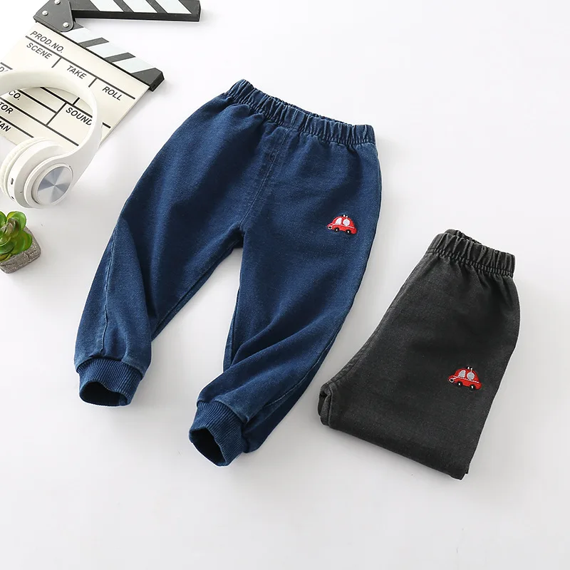 

Manufacturers Direct Supply Amount of Running-Spring And Autumn 80-120 Small CHILDREN'S Elasticity Knitted Jeans Car K795