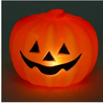 

1 pc Pumpkin Lamp Scary Light-emitting Battery Table Lamp with Sound for Party Bar