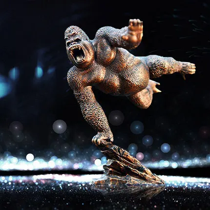 

Realistic shape Gorilla Statue ABS Resin Animal Design Creative Interior Christmas Home Decoration Accessories Gift For Men