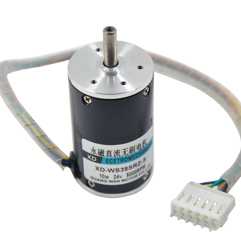 

12V DC Brushless Motor 24V Speed Regulating Motor Micro Motor Permanent Magnet IE 2 CCC,CE Explosion-proof WS38S 10W N.M