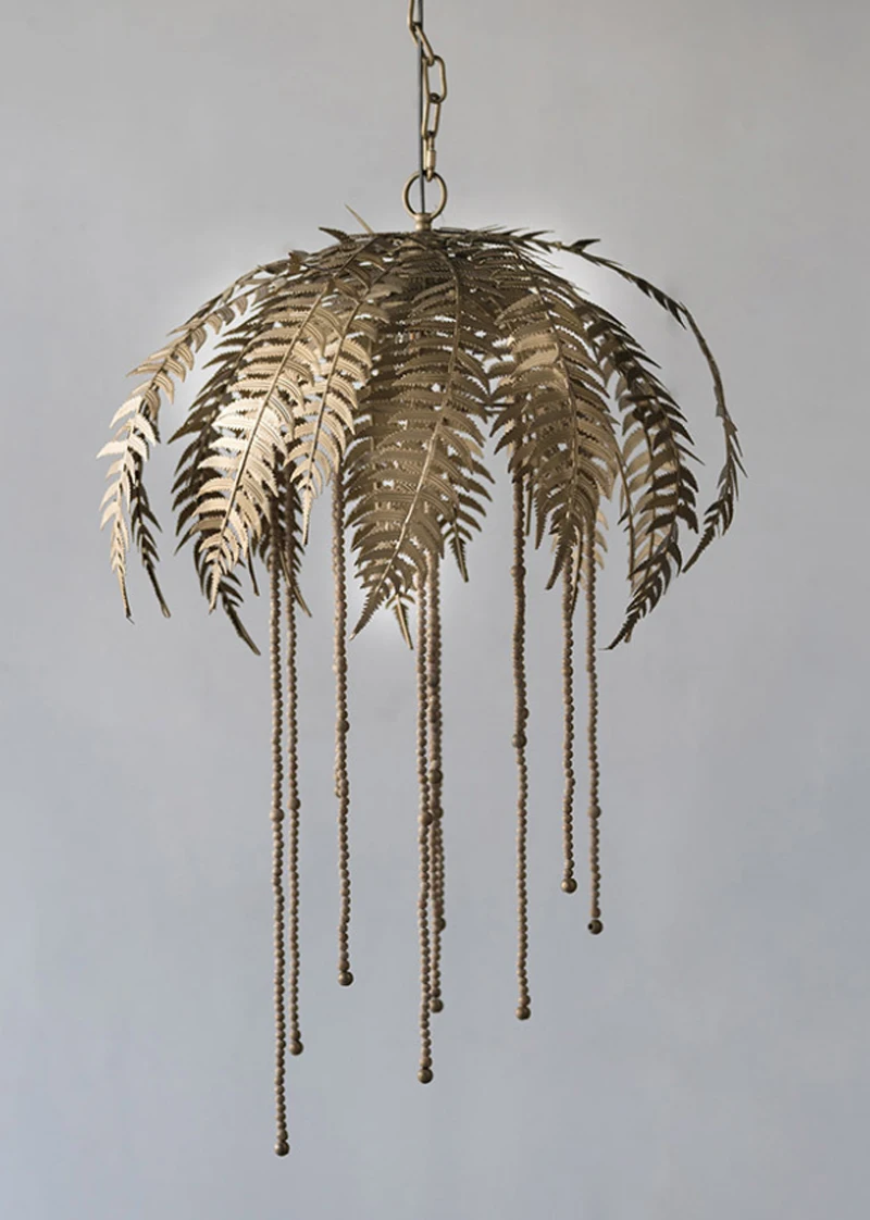 Ретро торшер настольная лампа люстра индивидуальный дизайн из кованого железа в форме пальмовых листьев освещение выставочного зала украшение дома