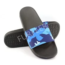 Мужские летние камуфляжные тапочки большие размеры 40-50, пляжные шлепанцы для улицы, мужская домашняя нескользящая обувь мужские сандалии на плоской подошве