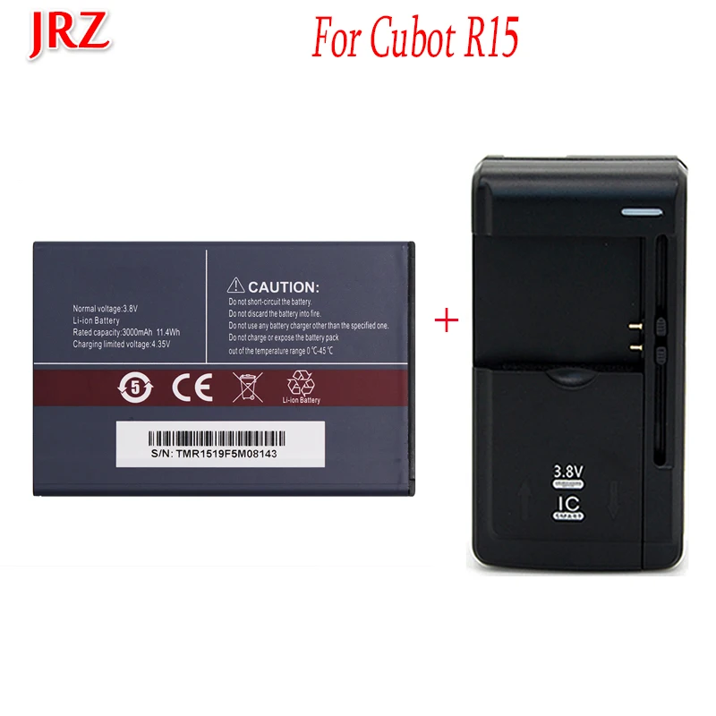 

1Pcs+Charger 3.8V 30000mAh battery For Cubot R15 phone Replacement Batteries Bateria