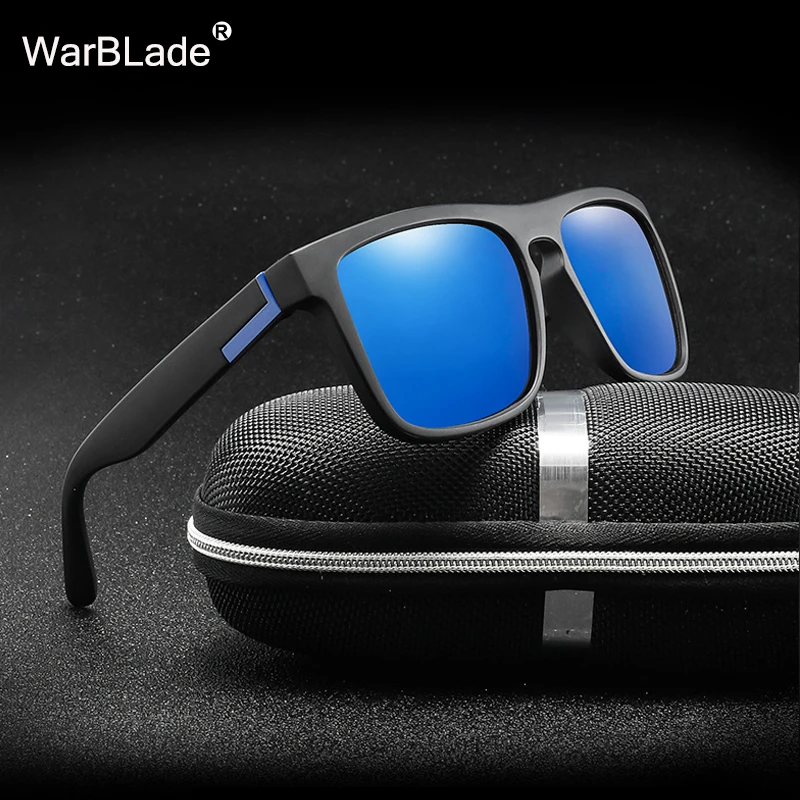WarBLade, Ретро стиль, поляризационные солнцезащитные очки для мужчин и женщин, для вождения, квадратный стиль, солнцезащитные очки, мужские очки, мягкая оправа, UV400, очки Gafas De Sol
