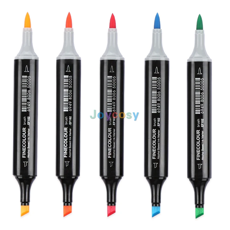 Finecolour Sketch EF102 Soft Tip Double-Ended Marker, 480 Different Colors,  Alcohol Based Ink, Fast-drying, Permanent, Non-toxic - AliExpress