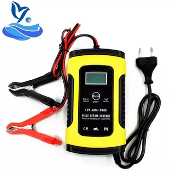 

Full Automatic Car Battery Charger 110V to 220V To 12V 6A Intelligent Fast Power Charging Wet Dry Lead Acid Digital LCD Display