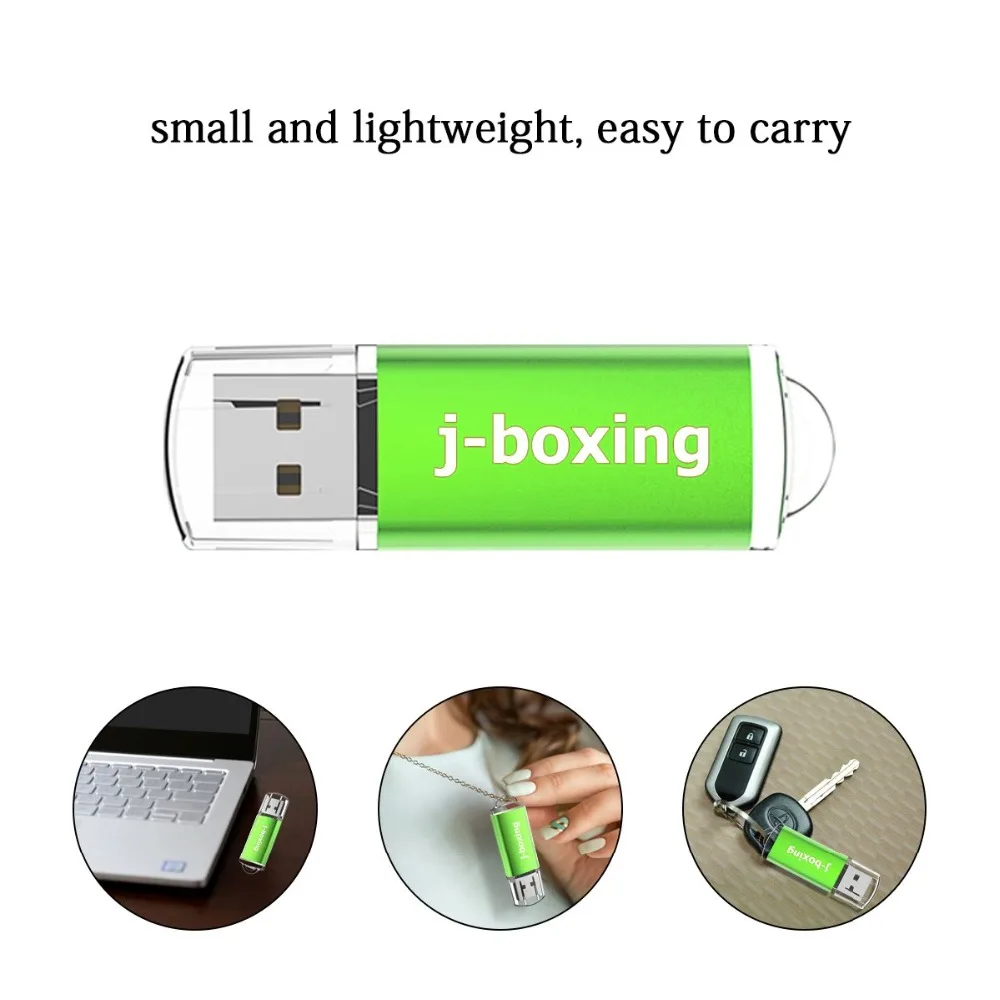 J-boxing 20 шт./лот USB флеш-накопитель, полная емкость, прямоугольная флеш-ручка, флеш-накопитель, карта памяти для ПК, ноутбука, планшета, Mac 64 МБ-32 Гб