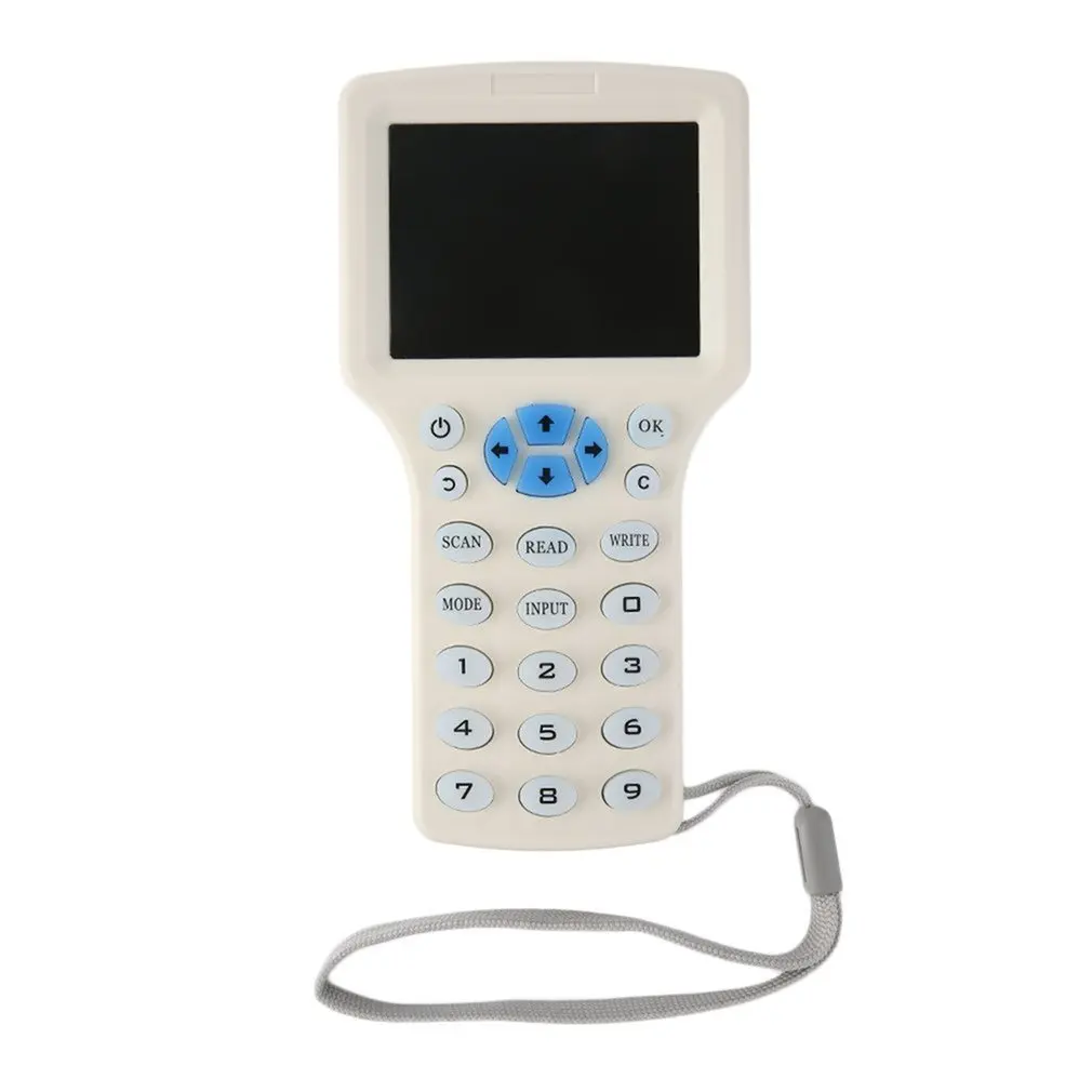 English 10 frequency RFID Copier ID IC Reader Writer copy M1 13.56MHZ encrypted Duplicator Programmer USB NFC UID Tag Key Card