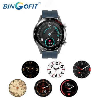 

BingoFit Smart Watch Men IP67 Waterproof Mode SmartWatch with Blood Pressure Heart Rate Sports Fitness Watches Reloj Inteligente