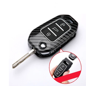 

Zinc alloy+Silica gel Car Key Cover Case Protection Key Covers For Peugeot 301 308 308S 408 2008 3008 4008 508 For Citroen C4