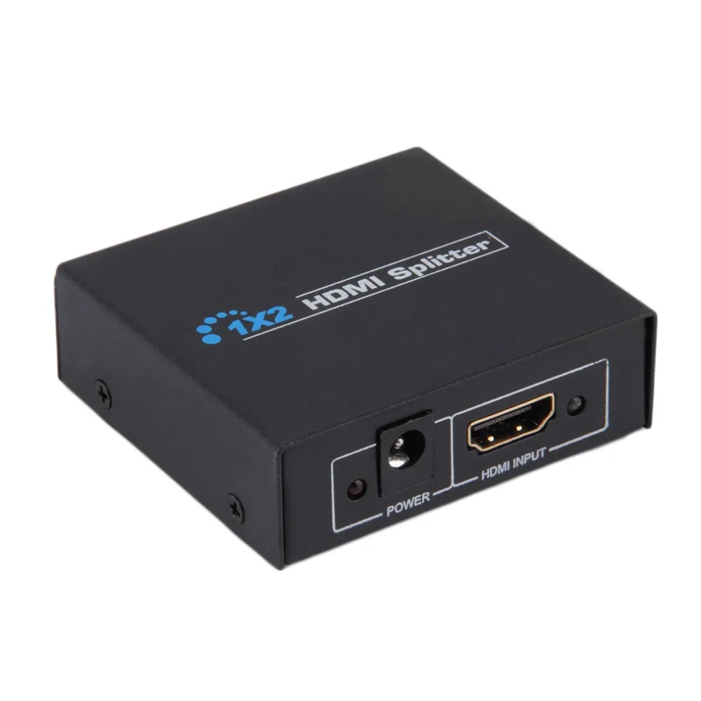 HDCP HDMI split ter Full HD 1080p видео HDMI коммутатор 1X2 split 1 in 2 Out усилитель двойной дисплей для HDTV DVD PS3 Xbox