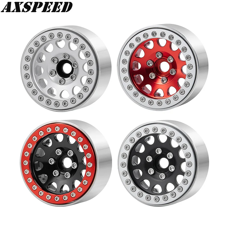 AXSPEED 1 9 дюймовый металлический алюминиевый обод колеса Beadlock для Axial TRX4 D90 SCX10 II 90046