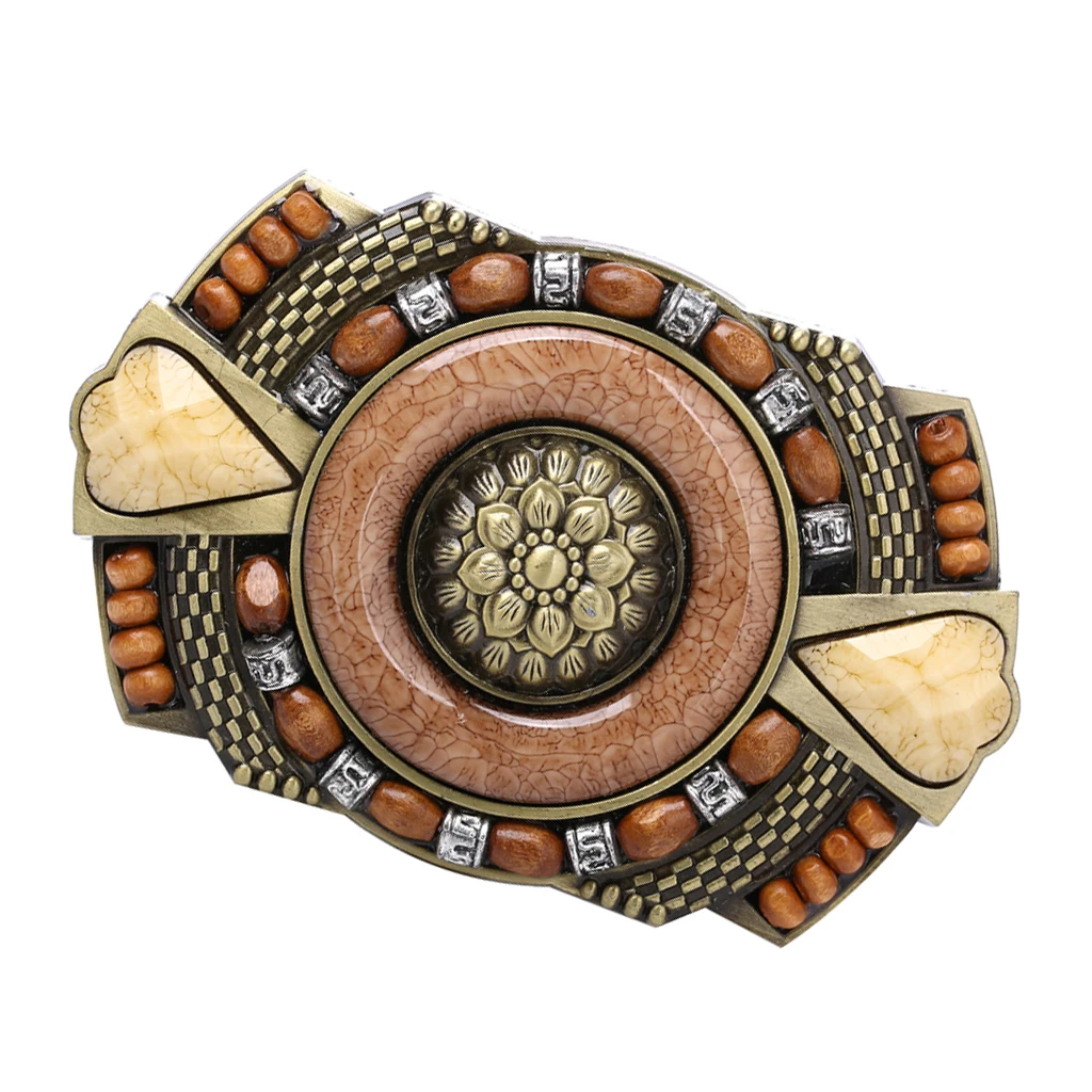 Men's Western Boho Indian Cowboy Buckle  Vintage Belt Buckle